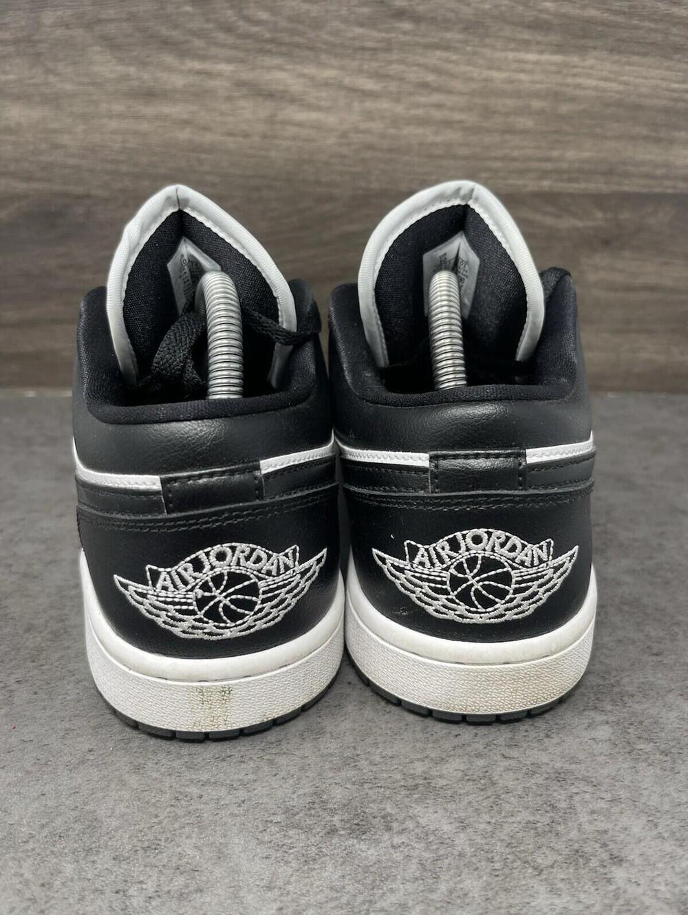 Air Jordan 1 Low Panda Sneakers Womens Size 10 Black White DC0774-101 - Picture 6 of 11
